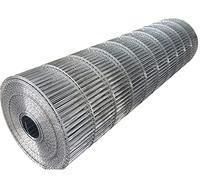 Wzmazingly Welded Mesh Wire 15x100mm Hole Livestock Fencing Roll Galvanised Steel Garden Netting Hardware Cloth For Animal Chicken Coop Rabbit(0.3x6m)