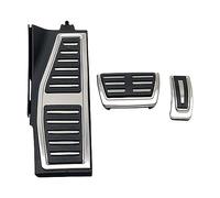 WzMDg Car Pedals Gas Brake Foot Rest For Audi A8 2019-2021,Black Silver Tone Car Gas Clutch Brake Nonslip Pedal,Auto Pedal