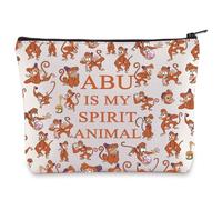 WZMPA Abu Monkey Cosmetic Bag Aladdin Abu Fans Gift Abu is My Spirit Animal Makeup Zipper Pouch Bag Abu Merchandise (Abu Spirit F)