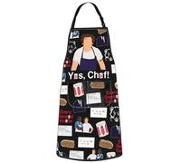 WZMPA Bear Carmy Cooking Apron Carmy Fans Gift Yes Chef Carmy Adjustable Apron Carmy Kitchen Merchandise, Yes Chef Ap