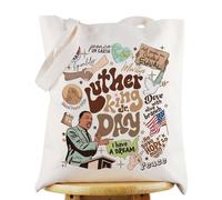 WZMPA Black History Month Tote Bag Black Power Gift He Gave Hope To Many People Shoulder Bag African Women Pride Merch (Luther King Day TG)
