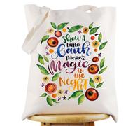 WZMPA Bruce Fans Tote Bag Singer Lyric Gift Show A Little Faith There'S Magic In The Night Thunder Road Shoulder Bag, Faith Magic Night -T, L