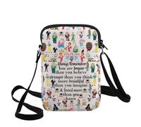 WZMPA Buster Moon Crossbody Bag Rosita & Mike Fans Gift You Are Braver Stronger Beautiful Than You Know Ash Shoulder Bag Johnny Merch (Always Buster Moon CB)