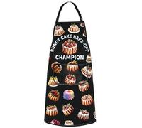 WZMPA Cakes & Desserts Baking Apron Cake Maker Gift Bund Cake Bake-Off Champion Adjustable Apron Cake Lover Gift, Bund Cake Ap