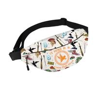 WZMPA Camp Half Blood Fanny Pack Heroes of Olympus Book Lover Gift I'd Rather Be in Camp Half Blood Waist Bag Greek Mythology Book Merch (Camp Half Blood YB)
