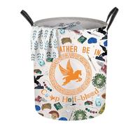 WZMPA Camp Half Blood Foldable Laundry Baskets Percy Movie Fans Gift Percy Heroes of Olympus Storage Basket Bin With Handles (Camp Half-blood LB)