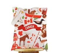 WZMPA Canada Trip Canvas Tote Bag Canada Travel Gift Canada Vacation Reusable Shoulder Bag For Canada Tourist Traveler, Canada Tg