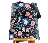 WZMPA Cartoon Cosmetic Bag Mr. Bobinsky Fans Gift The Secret Door Makeup Zipper Pouch Bag For Cartoon Movie Fans, welcome home T-BL, Cosmetic Bag