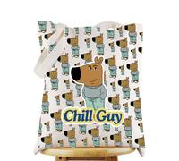 WZMPA Chill Guy Tote Bag Chill Guy Meme Gift I'm Just A Chill Guy Reusable Grocery Bag Chill Guy Merchandise, Chill Guy Tg, L