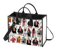 WZMPA Classic Wrestler Tote Bag Wrestling Match Fans Gift Wrestlin Hero Reusable Grocery Bag (Rest In Peace BG)