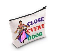 WZMPA Colorful Coat Musical Makeup Bag Close Every Door Theatre Zipper Pouch Bag, Close Every Door, Fit