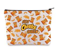 WZMPA Corncob Food Cosmetic Bag Food Fans Gifts Hot Queen Makeup Zipper Pouch Bag for Women Girls (Hot Queen)