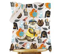 WZMPA Crescent City Tote Bag Bryce＆Hunt Inspired Gift Postal Service Reusable Grocery Bag Bookish Merchandise, Crescent City -T, L