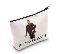 WZMPA Doctor Gregory Cosmetic Bag Gregory Fans Gift It's Never Lupus Zipper Pouch Bag For TV Series Fans, It's Never Lupus, Fit