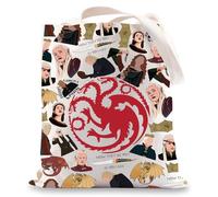WZMPA Dragon House Tote Bag Viserys Fans Gift Now They See You As You Are Handbag Dragon Meleys Gift Daemon Targaryen Merch (Now They See You TG)