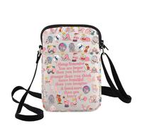WZMPA Dumbo Elephant Crossbody Bag Flying Elephant Gift You Are Braver Stronger Beautiful Than You Know Dumbo Shoulder Bag Dumbo Merch (Always Dumbo CB)