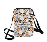 WZMPA Edward Robot Crossbody Bag Edward & Kim Fans Gift Everything Has Beautiful But Everyone Can See It Edward Shoulder Bag (Everything has CB)