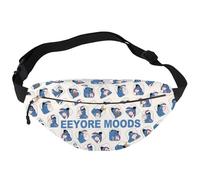 WZMPA Eeyore Donkey Fanny Pack Cartoon Donkey Gift Somber Donkey Waist Bag Donkey Merchandise (Eeyore Moods YB)
