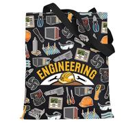 WZMPA Engineering Tote Bag Engineer Gift Engineering Student Reusable Grocery Bag Engineer Merchandise (Engineering-Tote)