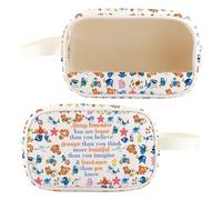 WZMPA Fish Movies Cosmetic Bag Fair Tales Gift You Are Braver Stronger Beautiful Than You Know Nemo Makeup Zipper Pouch Bag Cartoon Movies Merch, Always Fish-CMB, Cosmetic Bag