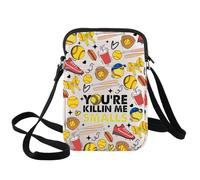WZMPA Funny Baseball Crossbody Bag Baseball Lover Gifts You're Killin Me Smalls Shoulder Bag Baseball Merchandise (Killin Me Smalls CB)
