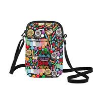 WZMPA Funny Bingo Game Crossbody Bag Gambler Bingo Gift Don't Make Me Use My Bingo Voice Shoulder Bag Casino Gambling Bingo Merch (Use My Bingo Bl CB)