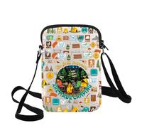 WZMPA Funny Camping Crossbody Bag Camper Gift The Best Memories Are Made Camping Shoulder Bag Camping Adventure Merch (Are Made Camping CB)