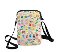 WZMPA Funny Golden Girl Crossbody Bag Sophia & Blanche & Rose Fans Gift Golden Friends Shoulder Bag Gold Sisters TV Inspired Merch (Squad Goals CB)