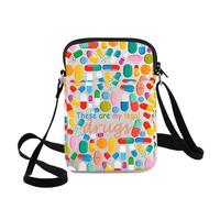 WZMPA Funny Pill Medicine Crossbody Bag Drugs Patients Gift These Are My Legal Drugs Shoulder Bag Medicine Pill Drugs Merch (My Legal Drugs CB)