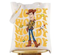 WZMPA Funny Woody Tote Bag Woody Fans Inspired Gift Woody And Buzz Cartoon Movie Reusable Grocery Bag Woody Merchandise, Woody Tote, L