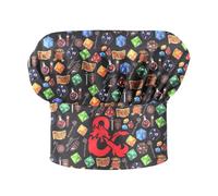 WZMPA Game Master Kitchen Cooking Cap Legends of Fantasy Gift Questers & Creatures Chef Hat Heroes & Realms Merch (Dragon & CH)