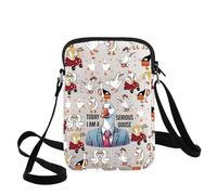 WZMPA Goose Play Crossbody Bag Goose Honk Gamer Gift Today I'm A Serious Goose Shoulder Bag Goose Honk Merchandise (Serious Goose CB)