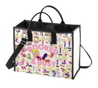 WZMPA Gordo & Miranda Cosmetic Makeup Bag Gordo & Miranda Fans Gift Booked & Busy Zipper Pouch Bag For TV Series Fans, Booked & Busy BG, Fit