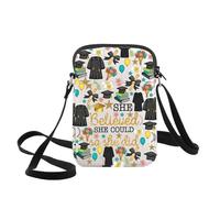 WZMPA Graduation Crossbody Bag Graduation Gift She Believed She Could So She Did Graduate Shoulder Bag Graduation Merch, She Believed-cb
