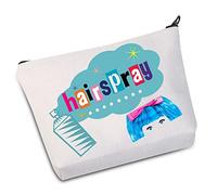 WZMPA Hair Spray Musical Broadway Cosmetic Makeup Bag Musical Theater Fans Gift Musical Broadway Makeup Zipper Pouch Bag For Women Girls, Hair Spray