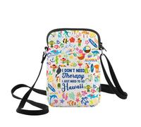 WZMPA Hawaii Vacation Crossbody Bag Hawaiian Gifts I Don't Need Therapy I Just Need To Go Hawaii Shoulder Bag Hawaii Merch, Go Hawaii -Cb