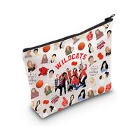 WZMPA High School Musical Cosmetic Bag Troy & Gabriella Fans Gift - Makeup Zipper Pouch Bag Broadway Merch, WILDCATS