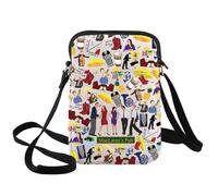 WZMPA How I Met Your Mom Crossbody Bag Marshall and Lily & Robin Fans Gifts Ted Mosby Shoulder Bag Barney Stinson Fans Gift (MacLaren's Pub CB)