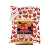 WZMPA Iago Parrot Tote Bag Jafar & Iago Fans Gift You Got A Problem Pinky Iago Shoulder Bag Jafar & Iago Merchandise, Problem Pinky Tg, L