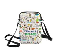 WZMPA Ireland Vacation Crossbody Bag Ireland Souvenir Gifts Take Me To Ireland Shoulder Bag City Travel Merchandise, To Ireland -Cb, Crossbody Bag