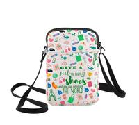 WZMPA Irish Dancer Crossbody Bag Irish Dance Teacher Gift The Right Shoes And She Can Conquer Shoulder Bag Irish Dancer Merch (Give A Shoes CB)