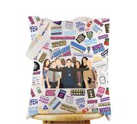 WZMPA Jake & Amy Cosmetic Bag Schmidt & Gina & Holt Fans Gift Movie Character Makeup Zipper Pouch Bag, Nine-Nine TG, Fit