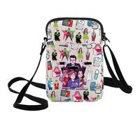 WZMPA Jeremy & Christine & Michael Crossbody Bag SQUIP & Chloe Fans Gift Brooke & Rich Theatre Sling Bag Jeremy&Michael Merch, Be More Cb, 8.86 x 6.1 x 0.59 inches, Fit