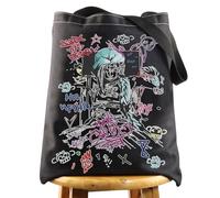 WZMPA Jin & Vi Movie Tote Bag Jin & Caitlyn Player Gift Jin Was Here Shopping Grocery Bag Jin & Silco Merch (Jin Was Here Bl TG)