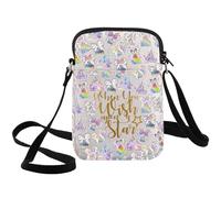 WZMPA Kingdom of Dreams Crossbody Bag Family Vacation Gift When You Wish Upon A Star Shoulder Bag Magic Park Merch (When You Wish CB)