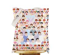 WZMPA Korean Member Tote Bag Korea Lover Gift Singer Album Canvas Shoulder Bag Korea Group Merchandise, 17 Tg, L