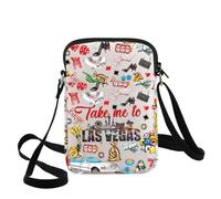WZMPA Las Vegas Travel Crossbody Bag Las Vegas Trip Gifts Take Me To Las Vegas Casino Shoulder Bag Las Vegas City Merchandise (Take Las Vegas CB)