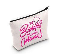 WZMPA Latin Music Cosmetic Makeup Bag Musical Inspired Inspired Gift Music Lover Zipper Pouch Bag For Women Girls, no Lloran, Fit