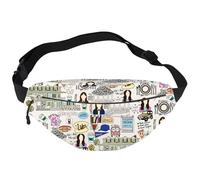 WZMPA Lorelai TV Show Fanny Pack Lorelai & Rory Fans Gifts Luke's Diner Waist Bag Stars Hollow Merch (Luke's YB)