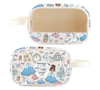 WZMPA Magical Princess Cosmetic Bag Scullery Maid Fans Gift You Are Braver Stronger Beautiful Than You Know Makeup Zipper Pouch Bag, Always Princess C-CMB, Cosmetic Bag